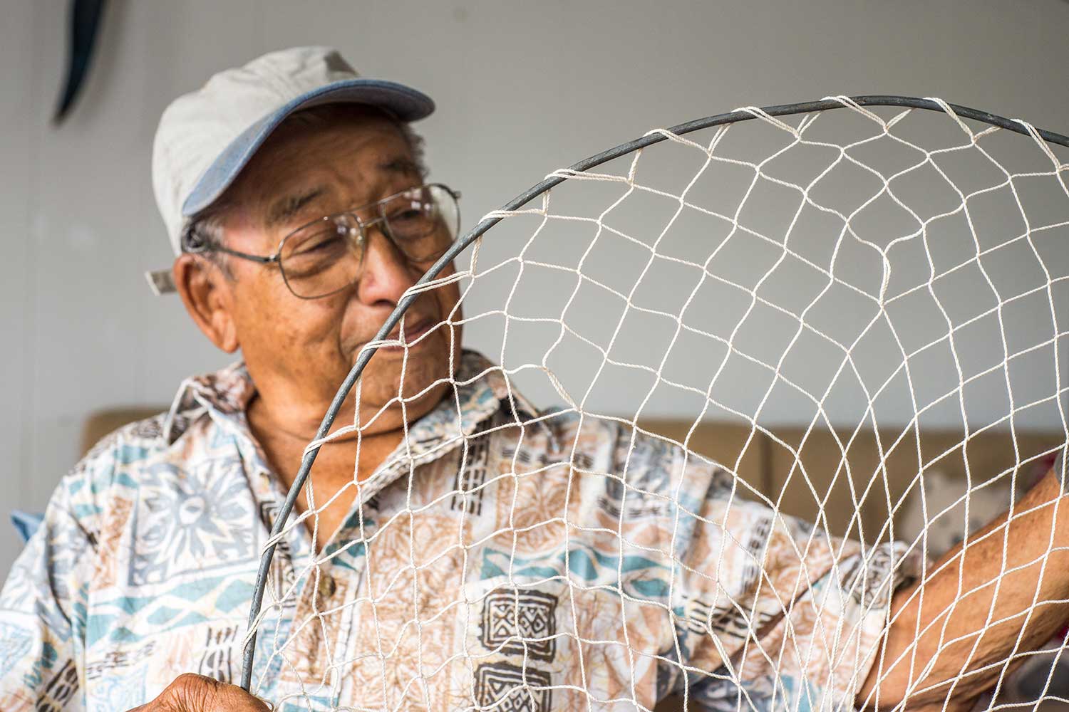 Net-Makers_1 John Yu holding a net he handmade